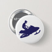 Navy-Snowmobiler Button (Vorne & Hinten)
