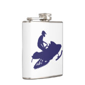 Navy-Snowmobiler Flachmann (Rechts)