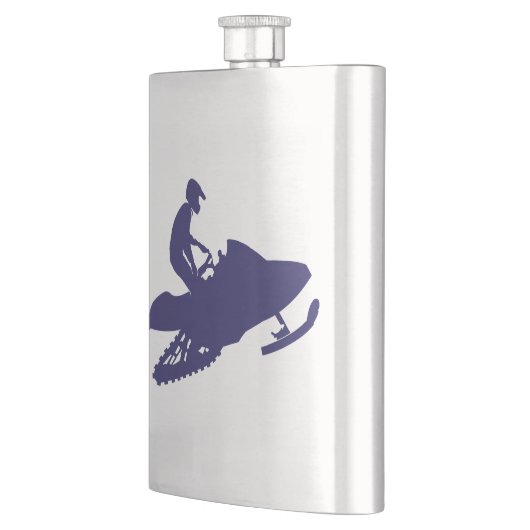 Navy-Snowmobiler Flachmann (Links)