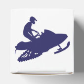 Navy-Snowmobiler Geschenkschachtel (Oben)