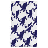 Navy-Snowmobiler Kleine Geschenktüte (Vorderseite)