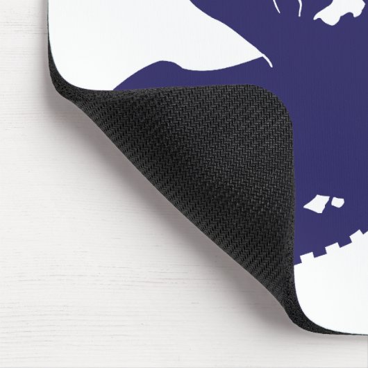 Navy-Snowmobiler Mousepad (Ecke)