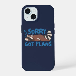 Navy Sorry Hat Pläne Lustiger Waschbär iPhone 15 Hülle