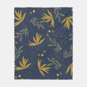 Navy Spray Fleecedecke (Vorderseite)