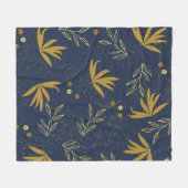 Navy Spray Fleecedecke (Vorderseite (Horizontal))