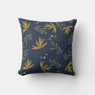 Navy Spray Kissen