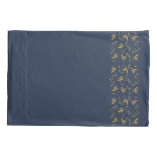 Navy Spray Reversible Pillow Case Kissenbezug