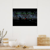 Navy SQUEAL. Poster (Küche)