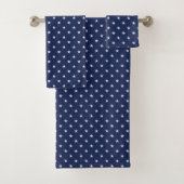 Navy Stars Badetuch Set (Insitu)