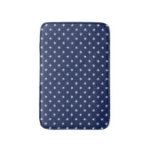 Navy Stars Bath Mat Badematte (Vorderseite Vertikal)