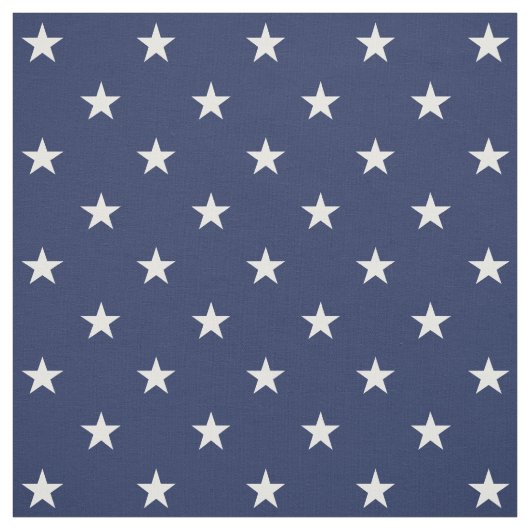 Navy Stars Fabric Stoff (Muster)