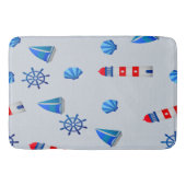 Navy-Stil für Sie Badematte (Vorderseite)