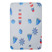 Navy-Stil für Sie Badematte (Vorderseite Vertikal)