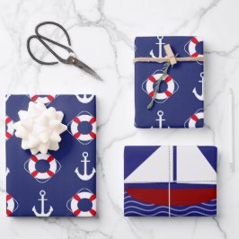 Navy Stil schöne Papier für Ihre Geschenke