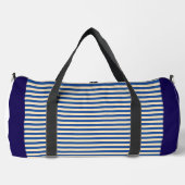 Navy-Streifen Duffle Bag (Vorderseite)