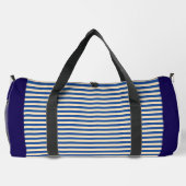 Navy-Streifen Duffle Bag (Rückseite)