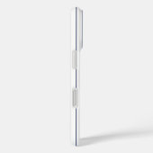 Navy Stripes White Baseball Jersey Case-Mate iPhone Hülle (Rückseite / Rechts)