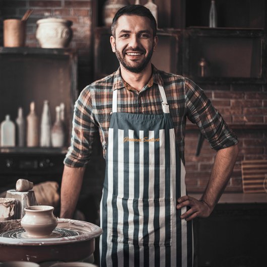 Navy Strips | Die Monografie des Modernen Gentlema Schürze