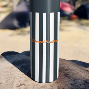 Navy Strips Die Monografie des Modernen Gentlema Thermosbecher