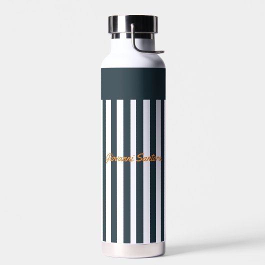 Navy Strips | Die Monografie des Modernen Gentlema Trinkflasche (Links)