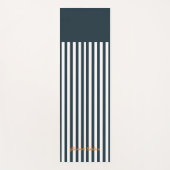 Navy Strips | Die Monografie des Modernen Gentlema Yogamatte (Vorderseite)