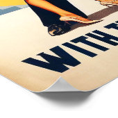 Navy Swing Dance Night Delight Poster (Ecke)