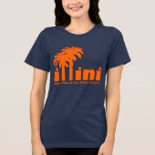 Navy T - Shirt mit dem San Diego Illini Logo (Vorderseite)