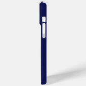 Navy-Tan-Minimalist-Monogramm-iPhone-Hülle Case-Mate iPhone Hülle (Rückseite / Links)