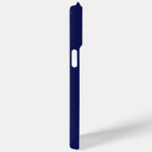 Navy-Tan-Minimalist-Monogramm-iPhone-Hülle Case-Mate iPhone Hülle (Rückseite / Rechts)