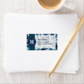 Navy-Tarnung Adressaufkleber (Insitu)