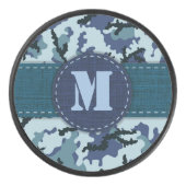 Navy-Tarnung Eishockey Puck (Vorderseite)