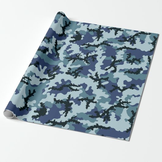 Navy-Tarnung Geschenkpapier (Ungerollt)