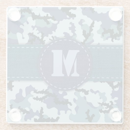 Navy-Tarnung Glasuntersetzer (Rückseite)