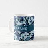 Navy-Tarnung Kaffeetasse (Vorderseite Links)