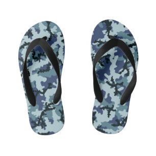 Navy-Tarnung Kinderbadesandalen