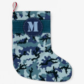 Navy-Tarnung Kleiner Weihnachtsstrumpf (Vorderseite)