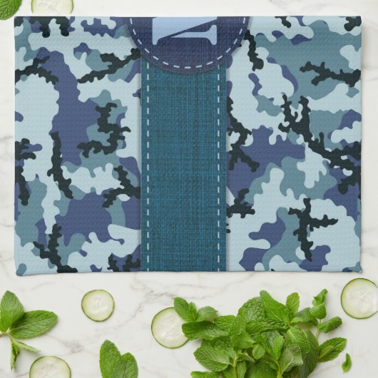 Navy-Tarnung Küchentuch (Gefaltet)