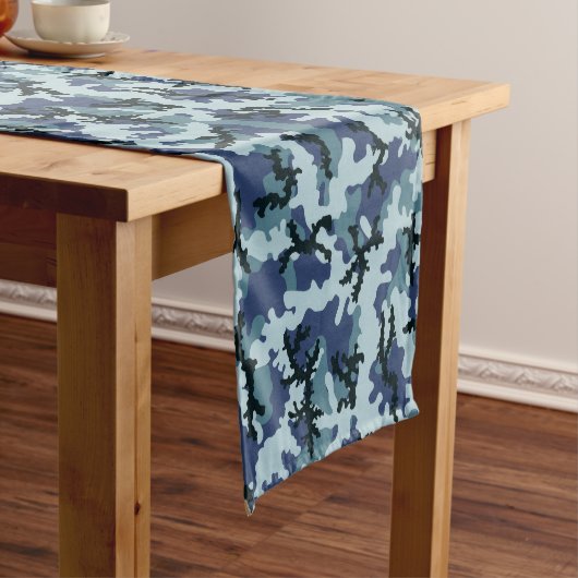 Navy-Tarnung Kurzer Tischläufer (Beispiel)