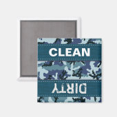 Navy-Tarnung Magnet (Vorderseite/Rückseite)