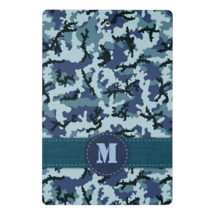 Navy-Tarnung Mini Klemmbrett
