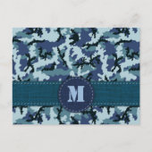 Navy-Tarnung Postkarte (Vorderseite)