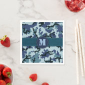 Navy-Tarnung Serviette (Beispiel)