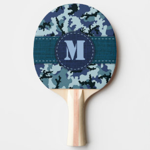 Navy-Tarnung Tischtennis Schläger