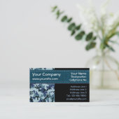 Navy-Tarnung Visitenkarte (Stehend Vorderseite)