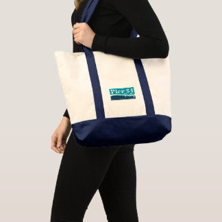 Navy Tote Tasche