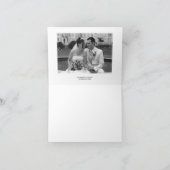 Navy traditionelle Grenze einfach danke notieren (Innenseite)