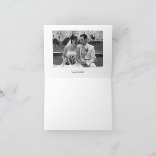 Navy traditionelle Grenze einfach danke notieren (Innenseite)