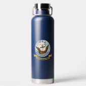 Navy Trinkflasche (Rückseite)