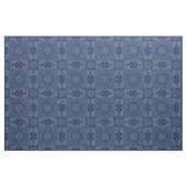 Navy und aquamarine Mandala-Muster Stoff (Yard (91,4 cm))