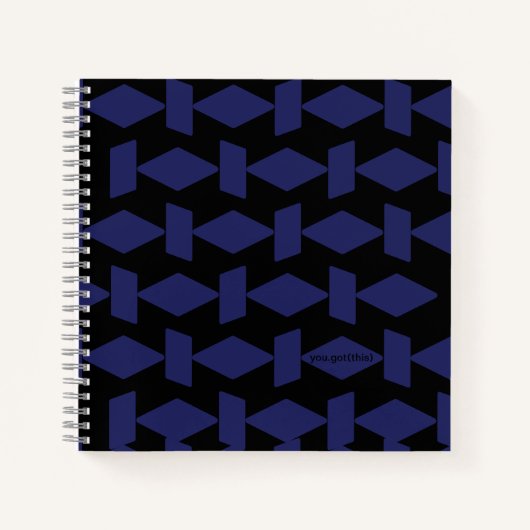 Navy und Black You Got dies für Tech Women Notizblock (Vorderseite)